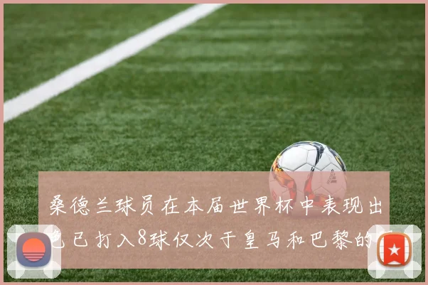 桑德兰球员在本届世界杯中表现出色已打入8球仅次于皇马和巴黎的强劲表现